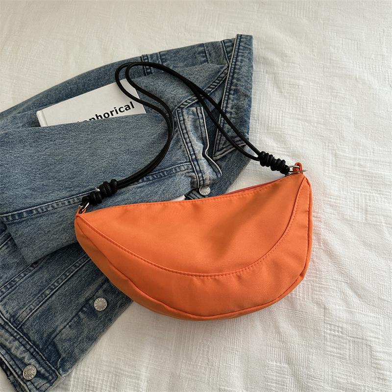 

Сумка через плече жіноча в корейській версії модна японська сумка нова 2024 індивідуальна проста жіноча сумка повсякденна сумка для пельменів tide помаранчевий