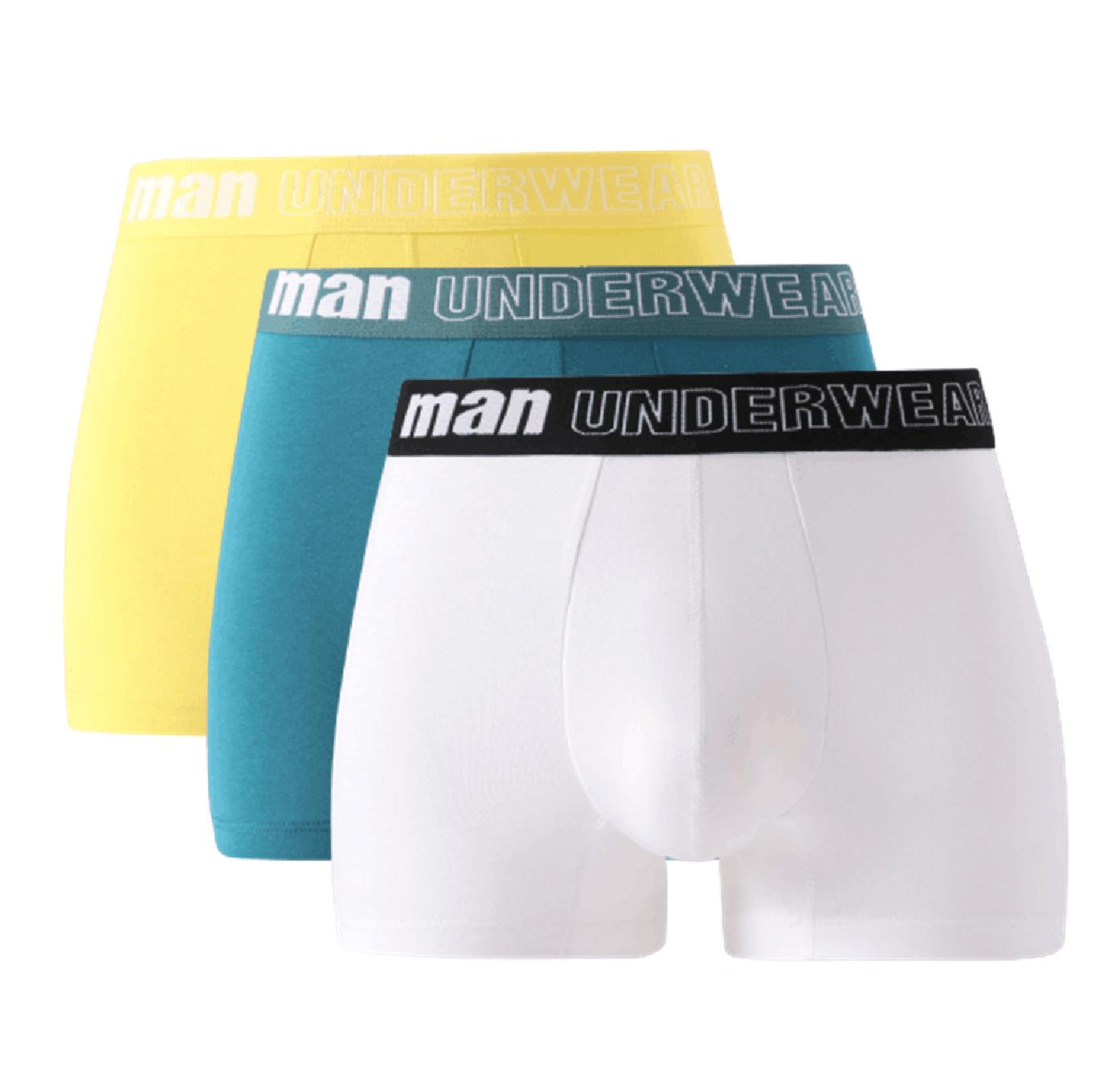 

3 комплекта трусов для мальчиков ярких цветов, большие размеры, мужское нижнее белье, боксеры Homme, трусы, трусы из бамбукового волокна, ML XL 2XL 3XL 4XL 5XL 6XL 7XL 3XL