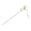 Butterfly Flower Hairpin for Women - S925 Sterling Silver, Chinese Style, Lily of the Valley Tassel, Elegant and Trendy