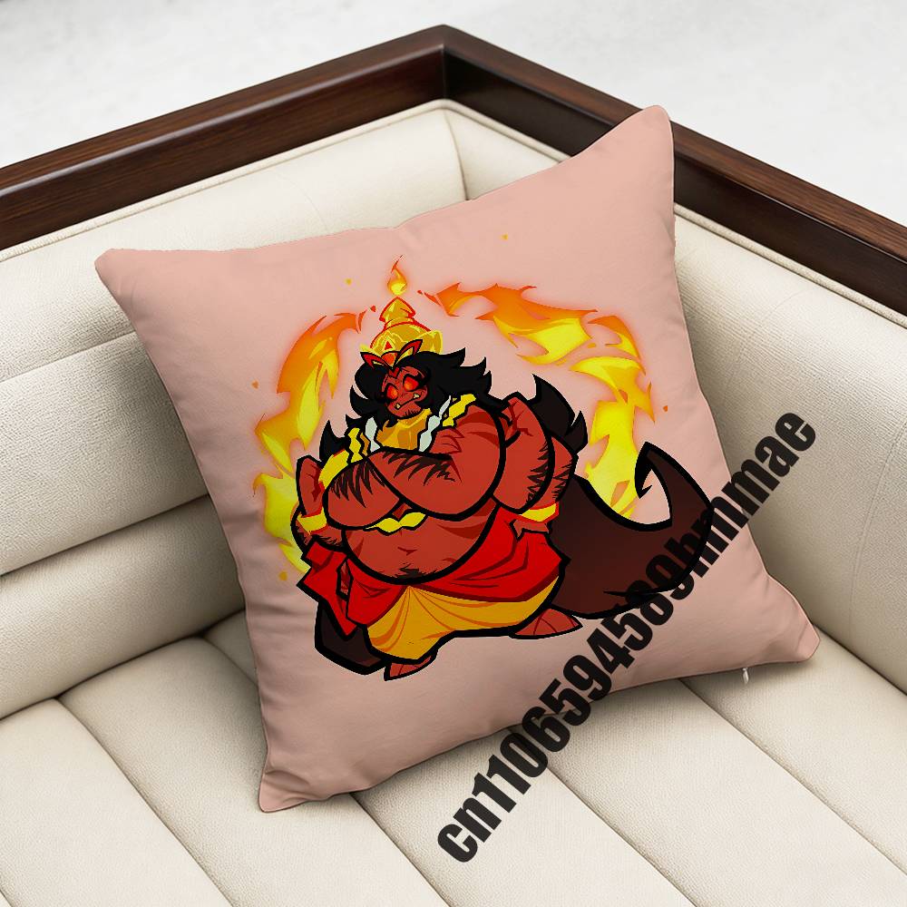 For Burning Spice CCookie Run Throw Pillow Case Sham xcm xcm Square Car Pillowcase Pad Cushion Cover