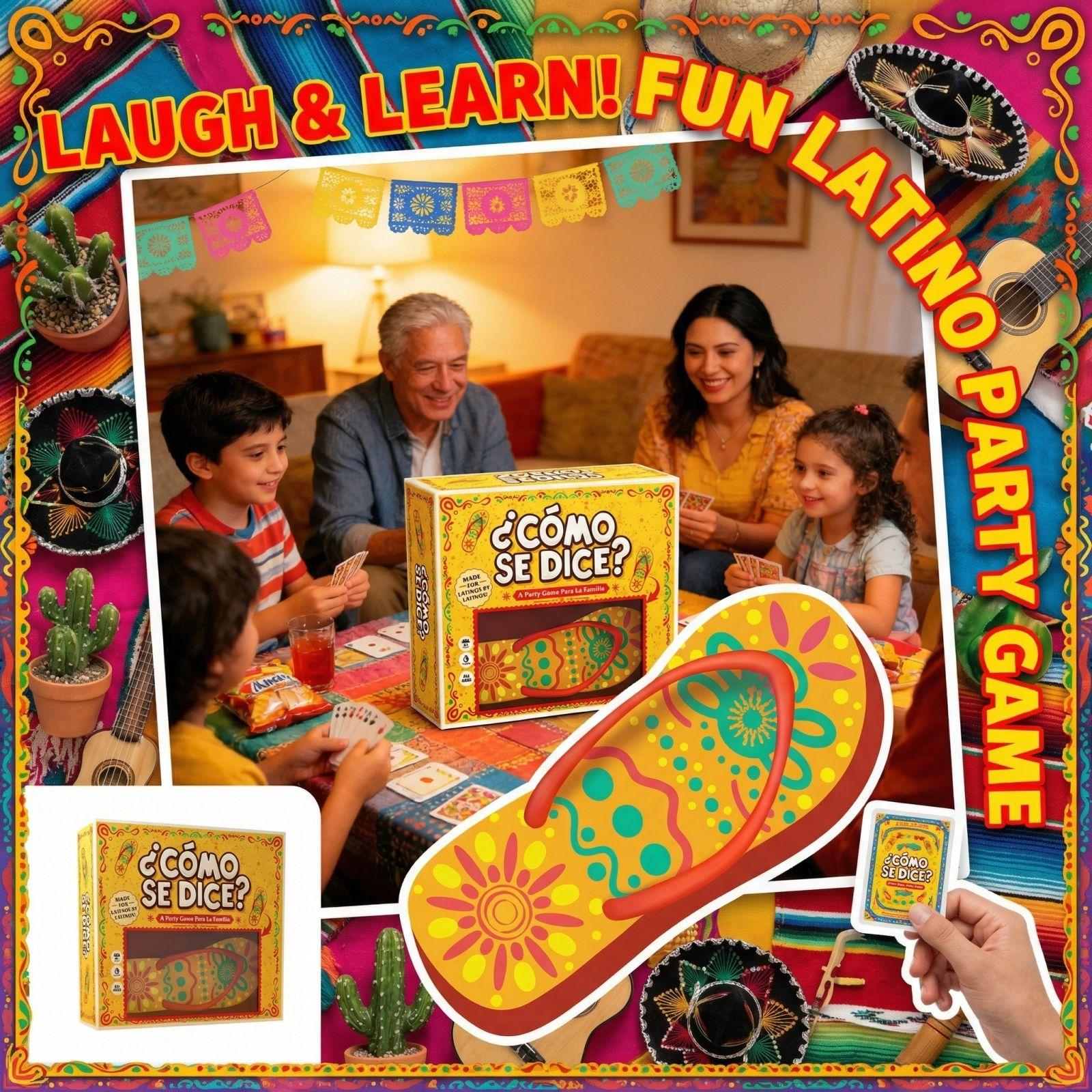 Funny Latino Game For Families & Adults Game Night | Spanish Trivia For No Sabo Kids One Size