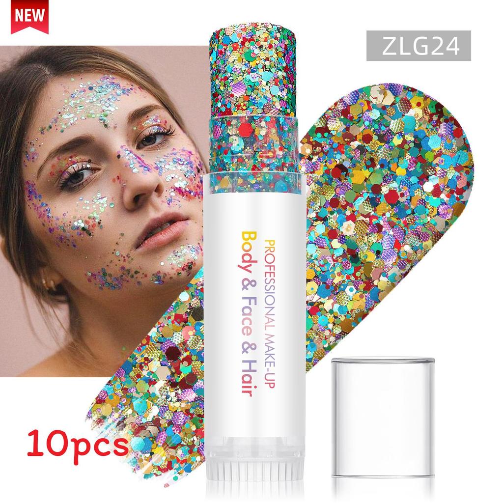 Body Glow Stick Face Sparkle Gel For Festival Makeup And Carnival Fun