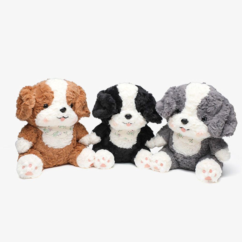 Soft Plush Animal Dog Doll Fluffy Dog Plush Stuffed Toy Cute Puppy Plush Toy  Home Decor