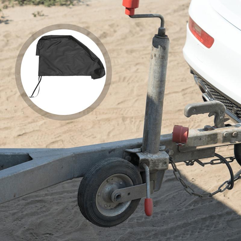 1PC Hooks Car Trailer Hitch Cover Dustproof Windproof Protector Universal Caravans Accessories.