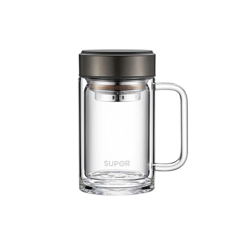 SUPOR Double-Layer Glass Tea Infuser Bottle