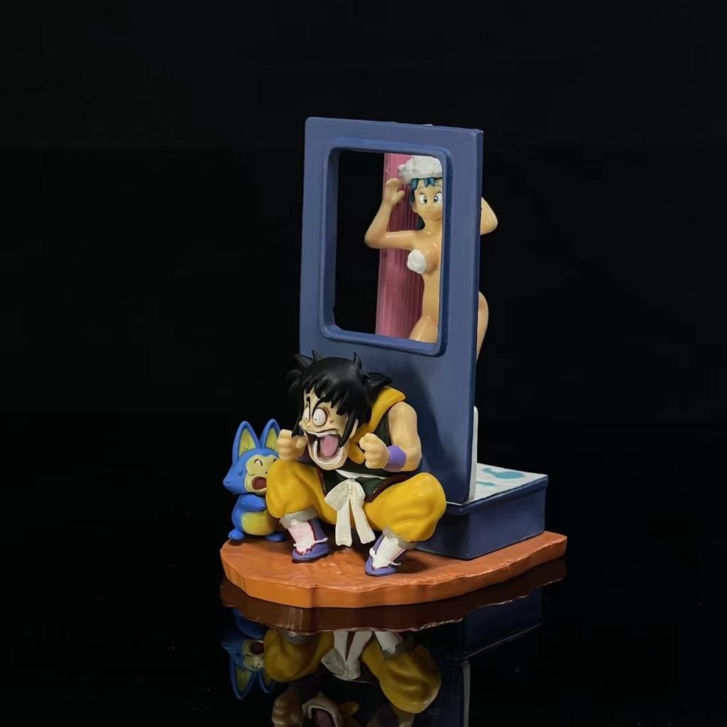 9cm Anime Drogan Boll Z Puar Figure Yamcha Figurine Bulma Pvc Action Figures Statue Collectible Model Toys Gifts