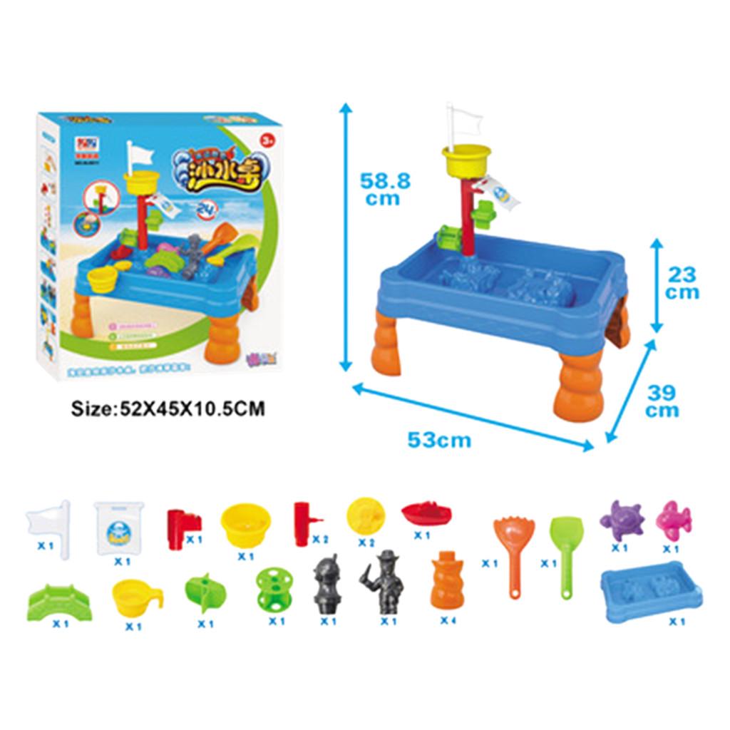 Sand & Water Table Watering Can & Spade Kids Outdoor Garden Sandpit Toy Set