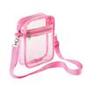 Large Capacity Crossbody Bag Waterproof Transparent Messenger Bag Clear Shoulder Bag  Unisex