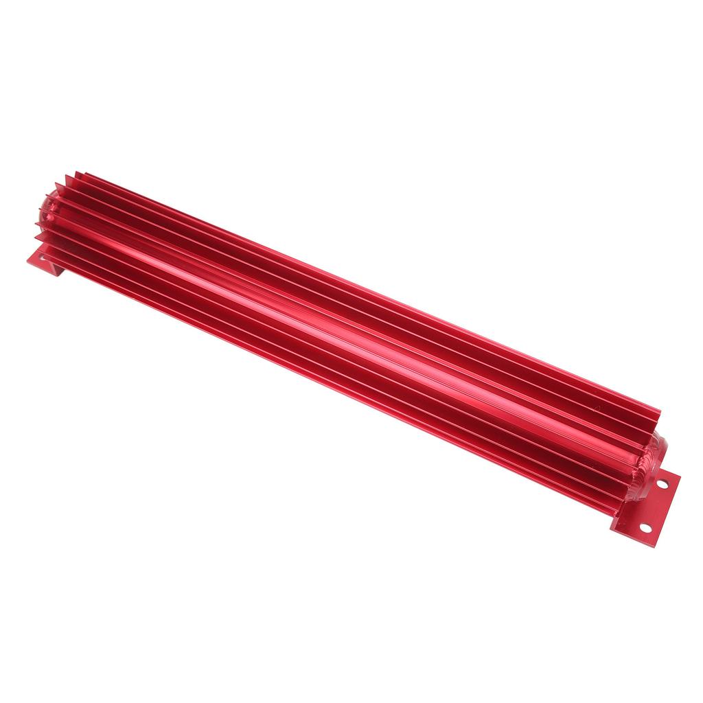 18in Aluminum Finned Oil Cooler Fast Cooling Anodized Fit for Car Truck