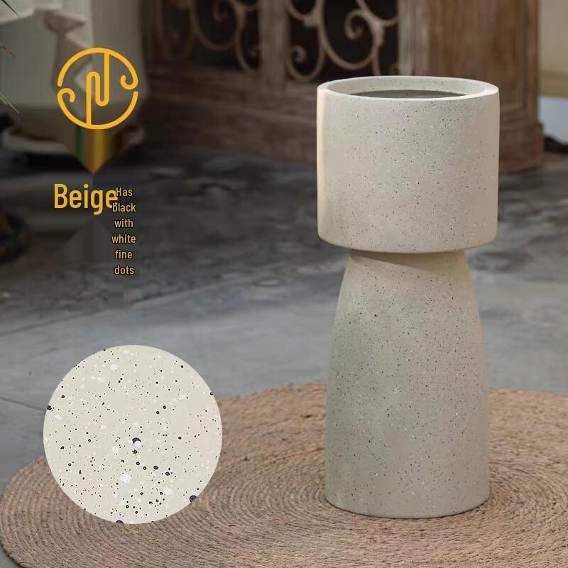 Shangqi Tall Floor-Standing Magnesium Oxide Planter
