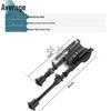 Zhongjun 6-9 inch Metal Butterfly Bipod