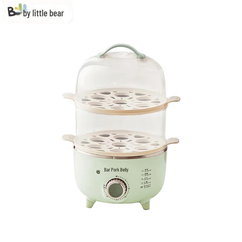 Bear Multi-Function Double-Layer Egg Cooker and Steamer CN plug (adapter included)