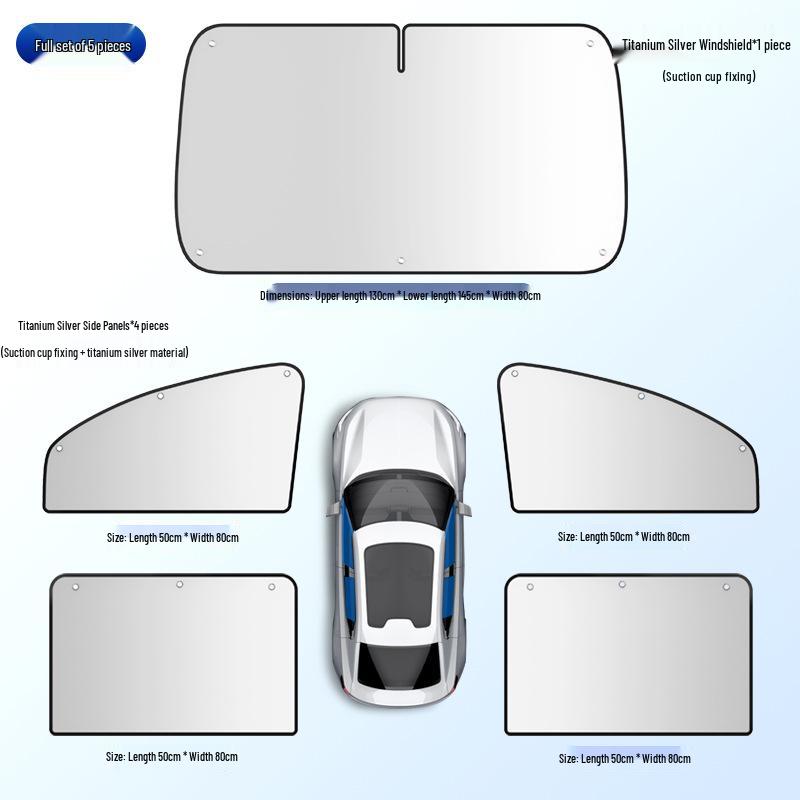 Car Sunshade: Summer Heat Insulation Visor for Front Windshield Protection