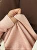 Women's Milky Yellow Slim-Fit Knit Sweater - Semi-High Neck, Soft, Autumn/Winter Base Layer, Straight Shoulder Design