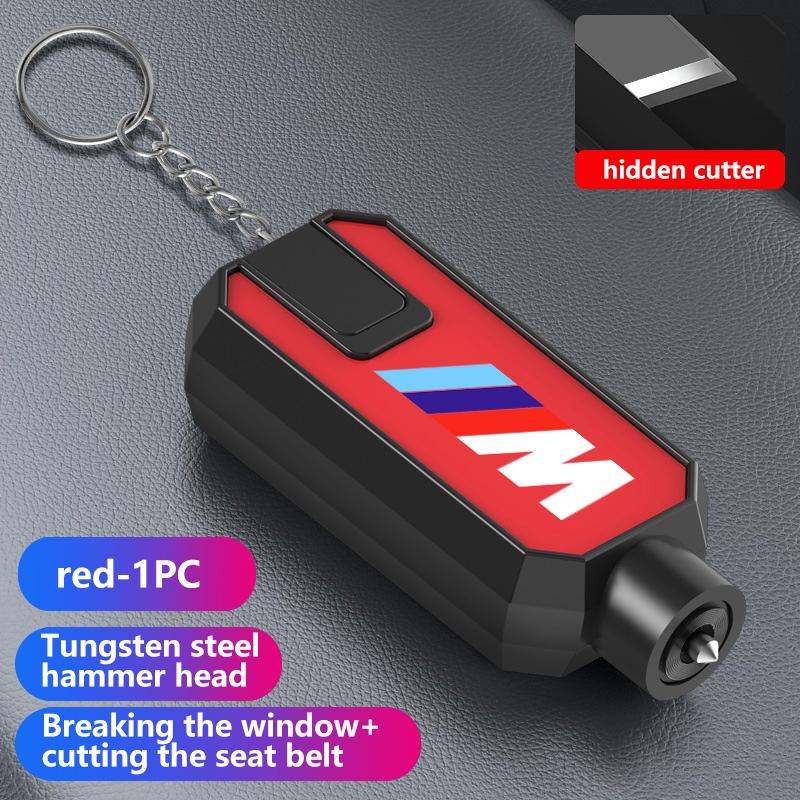 Car Safety Hammer Emergency Glass Window Break Seat Belt Cutter For BMW Performance M E87 E30 E46 E28 F35 G20 E93 F20 X3 X