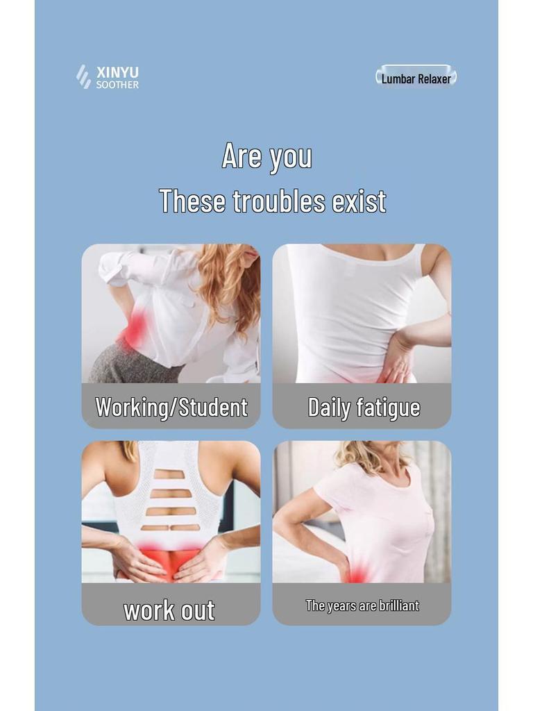 Lumbar Support and Spine Alignment Massage Device
