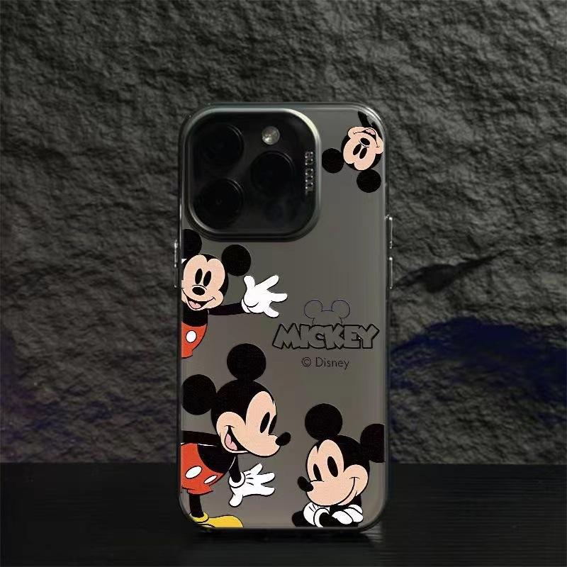 Waving Mickey Is Suitable for 15promax Apple 16pro Mobile Phone Case 14 Cartoon 13pro Europe and America 12 Niche 11