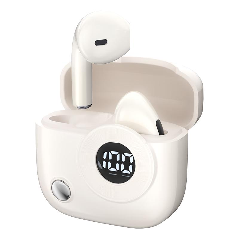 

PVF 2025 Half-in-Ear Active Noise Cancelling Wireless Earbuds OLED Display, Spatial Audio