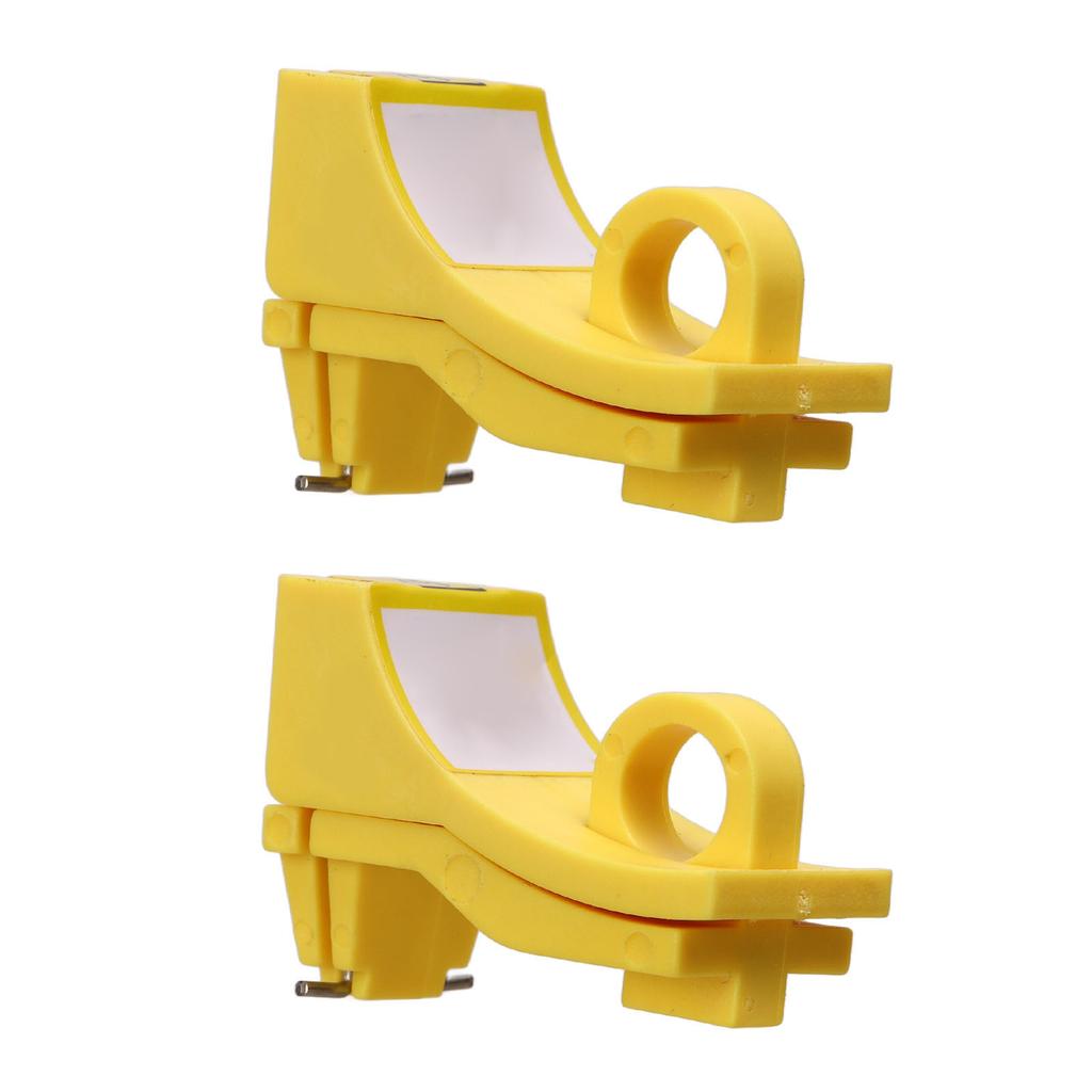 2 Pcs Miniature Circuit Breaker Lockout High Mechanical Strength Nylon Pin Out Circuit Breaker Safety Lock