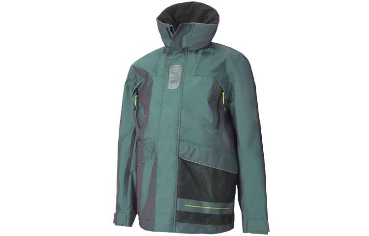 PUMA HELLY HANSEN Jackets Men s Green Hooded Moderate Other 598277-94 L