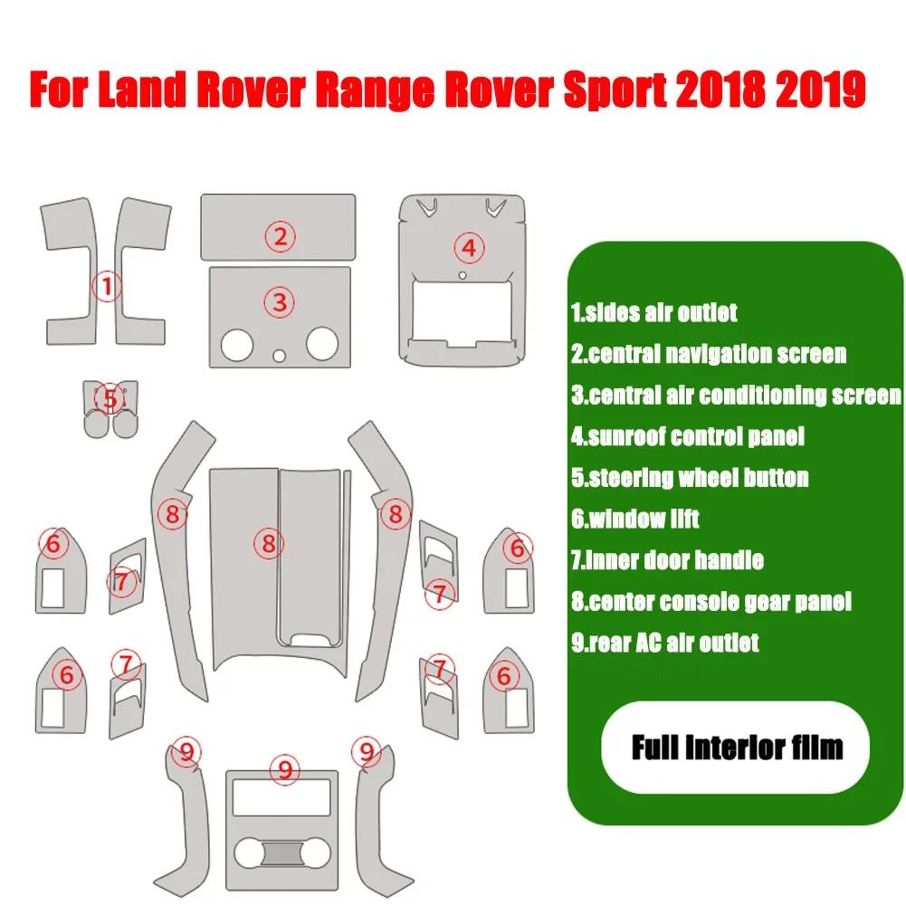 For Land Rover Range Rover Vogue L405 RR Sport L494 Car Door Center Console Film Central AC Navigation Screen TPU Protector Film