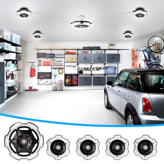 

120W 5 Head 12000LM E26/E27 Яркий светодиодный светильник для гаража, склада, офиса, дома