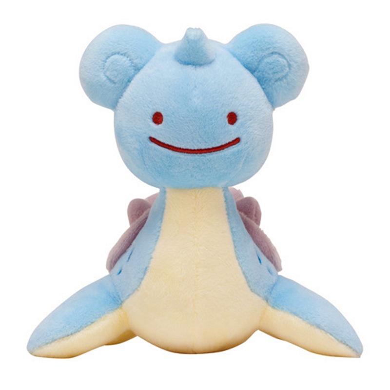 New Arrival Pokemon Plush Toy Set Featuring Ditto Lapras And Dragonite Soft Dolls