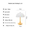 Danish Designer LED Bedside Wedding Table Lamp with Charging Feature