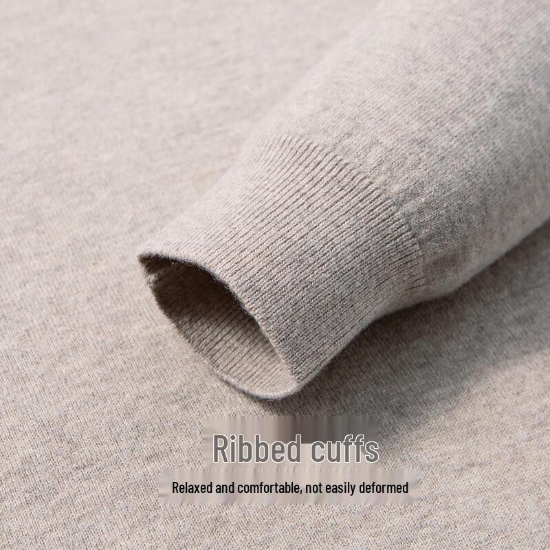 Hodo Men's 100% Wool High-Neck Sweater