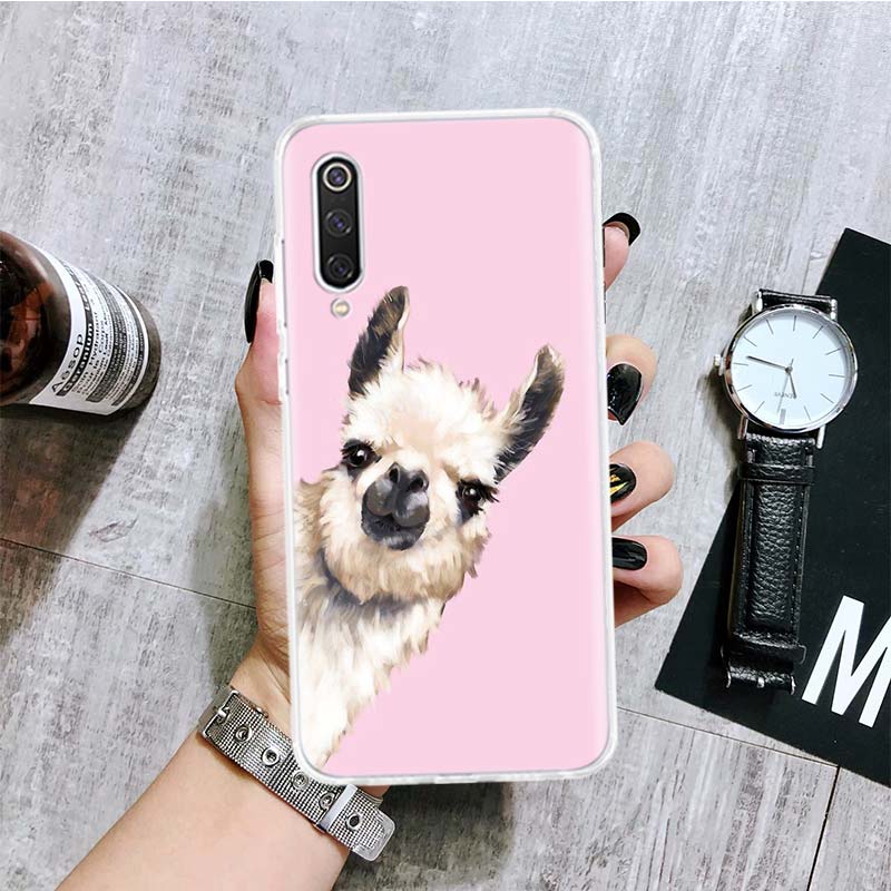 Lama Llama Alpacas Phone Case For Xiaomi Redmi Note 10 9 8 11 Pro 11T 11S 10S 9S 9A 9C 9T 8T 8A 7 7A 5 Art Pattern Cover Coque