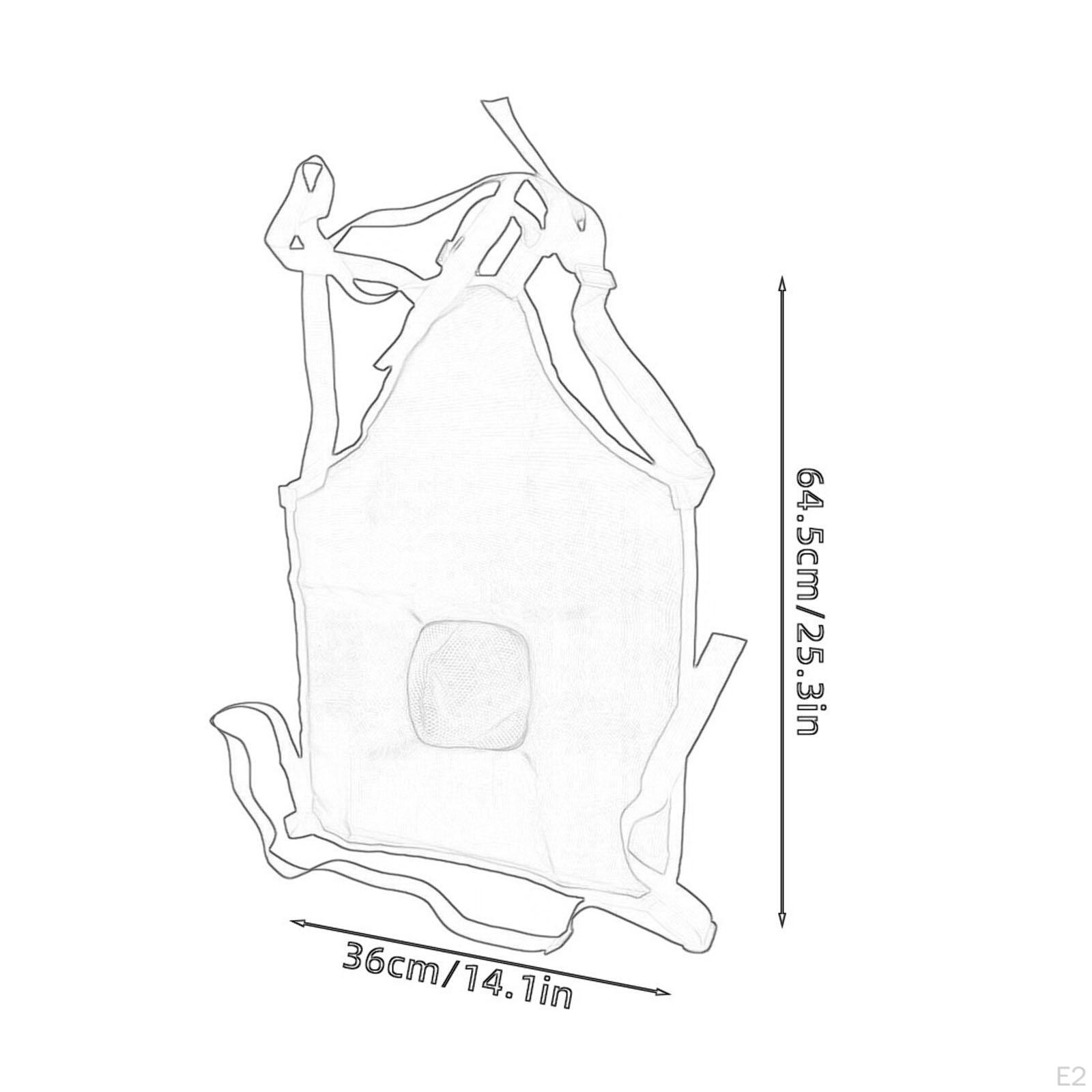 Защитный чехол для живота скота — прочный и простой в использовании Blue and Black — фото 5