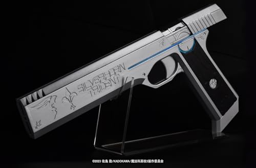 Fullcock Realfoam Water Gun, 19th Edition, from "The Irregular At Magic High School Season 3" Silver Horn, White Silver Paint, Approximately 298mm Lon