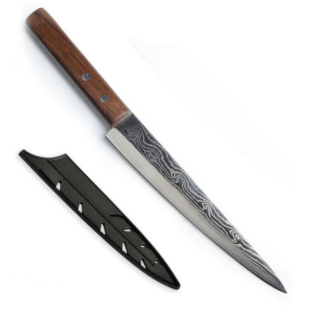 

Японский нож для суши, многофункциональный нож для нарезки, нож шеф-повара, кухонный инструмент Style 1