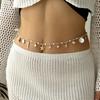 Bohemian Shell Conch Starfish Seahorse Pendant Waist Chain For Women Handmade Imitation Pearl Belly Chain Bikini Body Jewelry