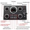 24V 5 Gauge Set with Instrument Panel 0-3000RPM for Car Marine Boat Yacht