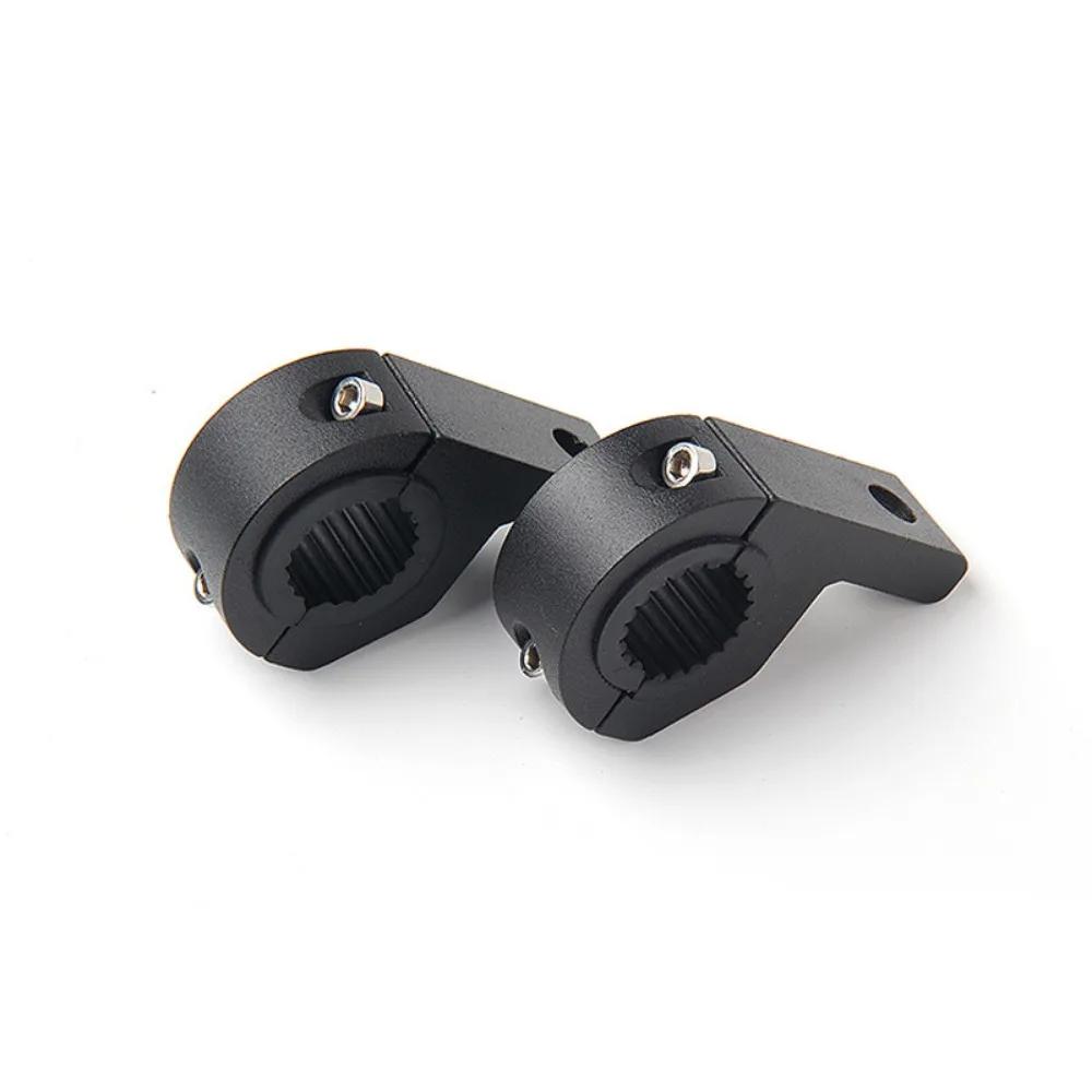 

2pcs Motorbike Head Light Lamp Holder Support Adjustable 19mm-26mm Motorcycle Headlight Spotlight Mount Bracket Accessories