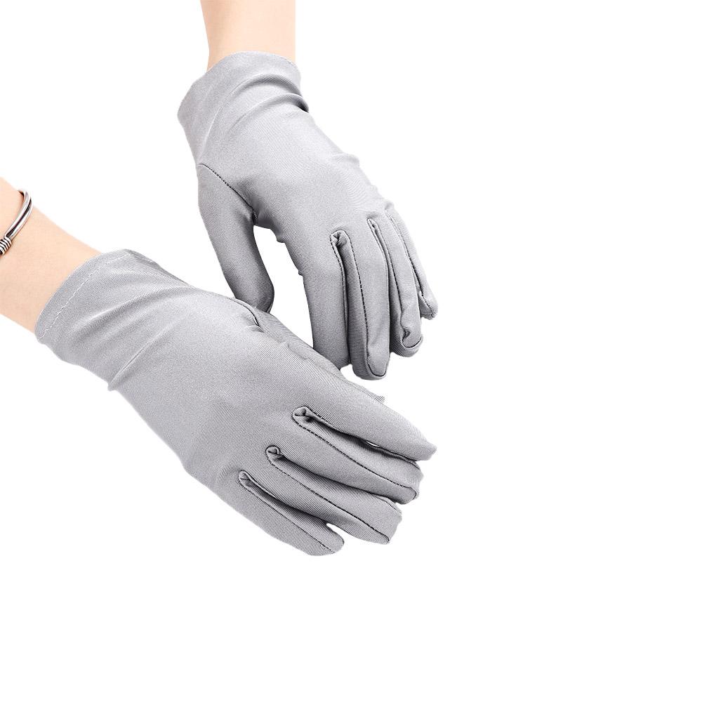 Girl Stretch Formal Wedding Gloves Satin Gloves Party