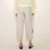 LESS Women's 2023 Autumn Loose Tapered Cropped Trousers