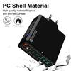 Fast 8-Port Charger: 4 USB, 4 PD, 55W, QC3.0 – Compatible with European, American, Korean Standards