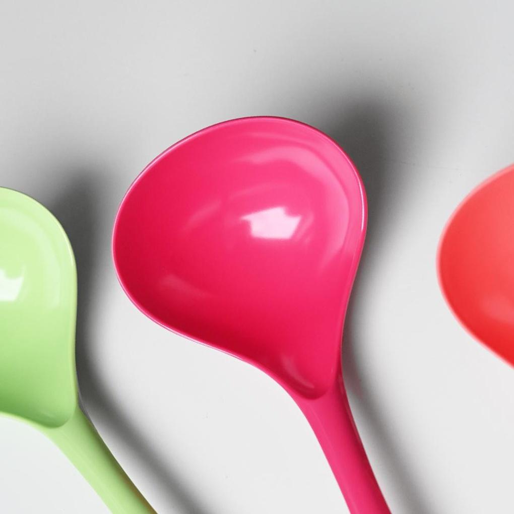 Crayon Pastel Melamin Kochgeschirr Schöpfkelle Groß