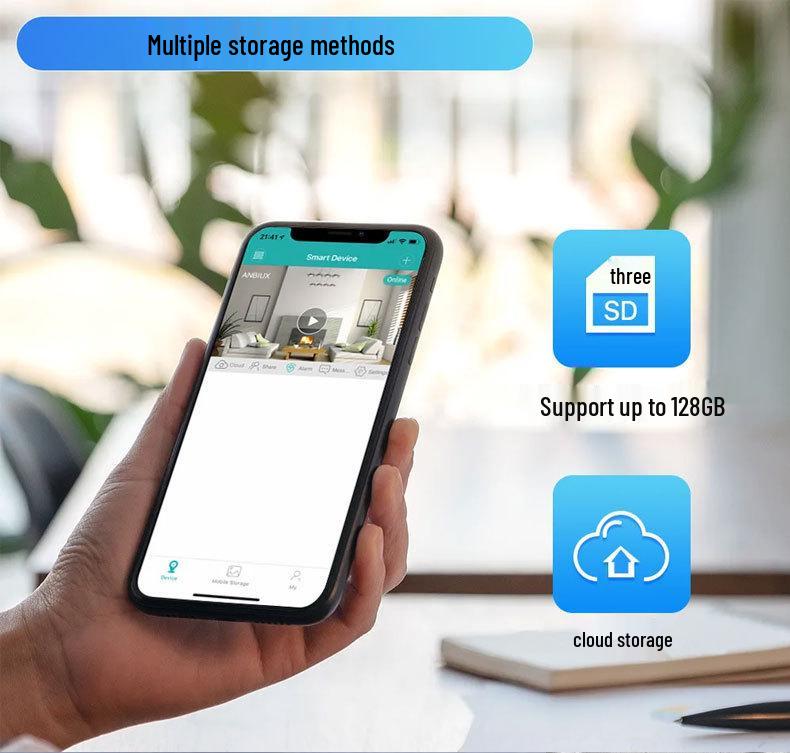 V380 Dual-Lens Wireless Solar Camera: Outdoor, Remote, Low-Power Surveillance