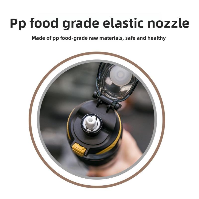 New Large-capacity Water Cup, Student Pop-up Lid, Hand-held Straw Cup, Portable Car Water Bottle