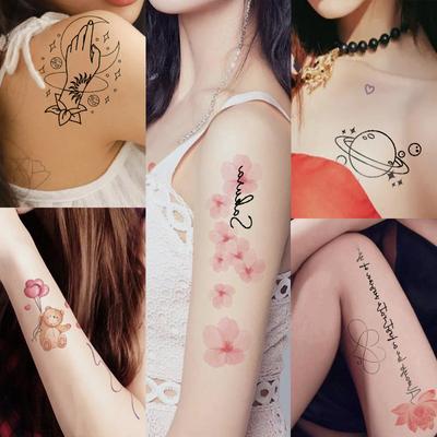 Beauty Stickers Cartoon Tattoo Stickers Children Cute Animals Waterproof Tattoo Stickers Temporary Holiday Party