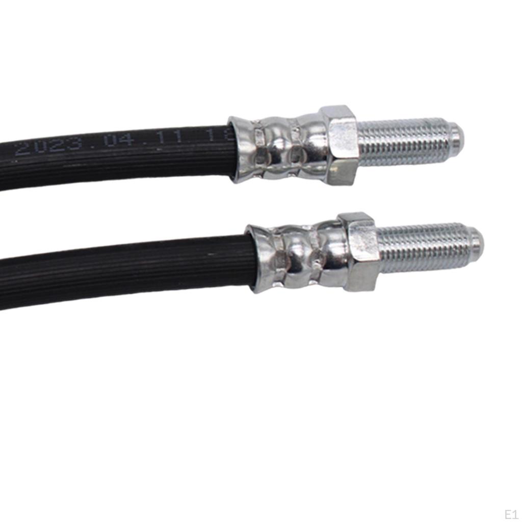 2 Pieces Car Rear Brake Hoses Rubber Gbh250 High Reliability Sturdy Replaces Auto Accessories Easy
