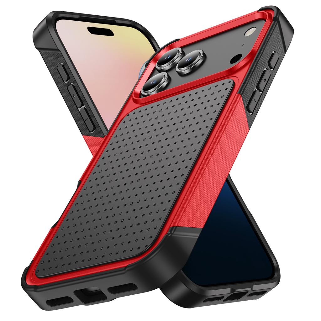 Luxury TPU PC Armor Rugged Phone Case for iPhone 17 Pro Max 16 Plus 15 14 13 12 11 Anti-drop Protect Shockproof Slim Fit Cover