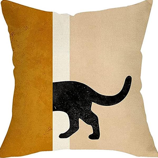 Abstract Pillowcase Sunset Sunrise Line Modern Art Minimalist Living Room Sofa Bay Window Pillow Geometry