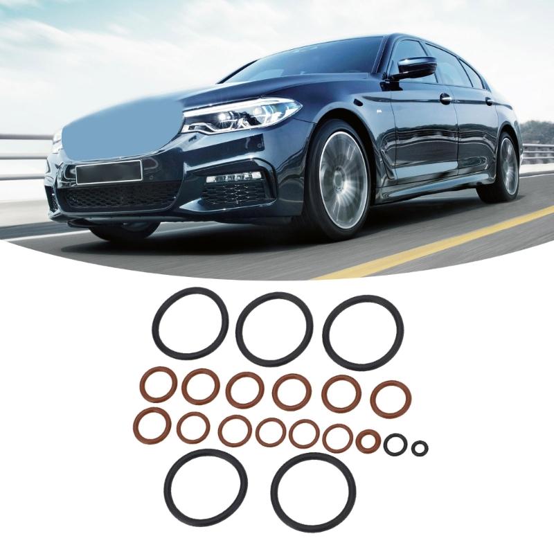 Cooling System O Rings Seal Kit 17111711987 1743299 for E46 M52 M54 320i 323i 325i Radiator Coolant Hose Seal Gasket