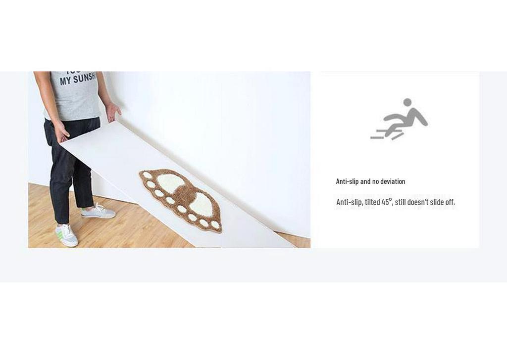 Cute Paw Non-slip Bathroom Entrance Mat - Water Absorbent and Non-slip Foot Rug