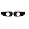 Glossy Balck Car Front Fog Light Lamp Decoration Cover Stickers for Jeep Wrangler JL Gladiator JT 2018-2025 Exterior Accessories