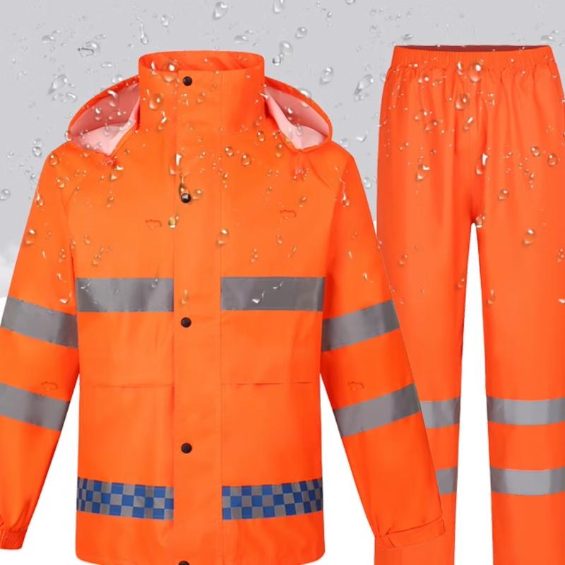 Huazhong Ketaie Getrennter Reflektierender Regenanzug